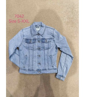 Kurtka jeansowa damska 1201B017 (S-2XL, 10)