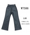 Spodnie z eko-skóry damskie 1901B067 (S-XL, 12)