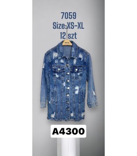 Kurtka jeansowa damska 2201B133 (XS-XL, 12)