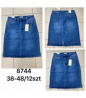 Spódnica damska jeansowa - Duże rozmiary 0103V006 (38-48, 12)