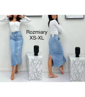 Spódnica damska jeansowa 0403V025 (XS-XL, 10)