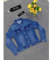 Kurtka damska jeansowa - Duże rozmiary 0703V138 (L-4XL, 10)
