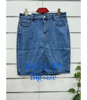 Spódnica damska jeansowa - Duże rozmiary 0903V172 (44-54, 10)