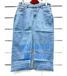Spódnica damska jeansowa, Duze rozmiary 1203N133 (42-50,10)