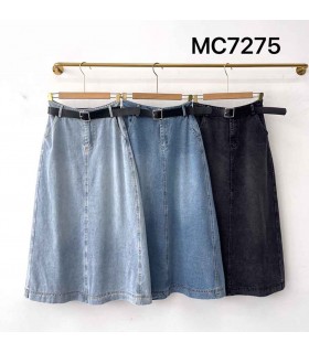 Spódnica damska jeansowa 1403V053 (S/M/L, 6)