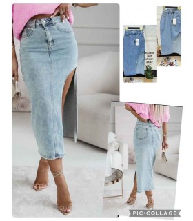 Spódnica damska jeansowa 1403V181 (34-42,10)
