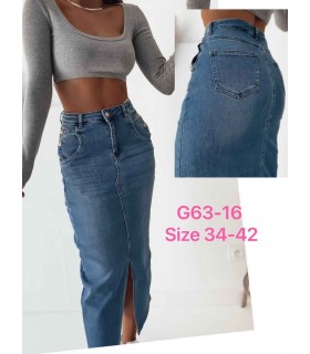 Spódnica damska jeansowa 1503V050 (34-42,10)