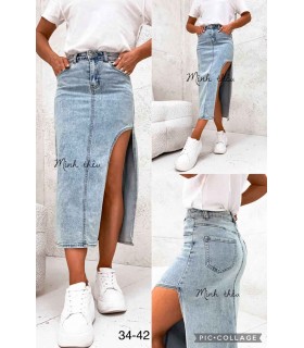 Spódnica damska jeansowa 1503V090 (34-42, 10)