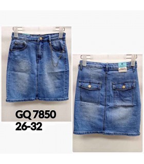 Spódnica damska jeansowa 1503V181 (26-32, 10)