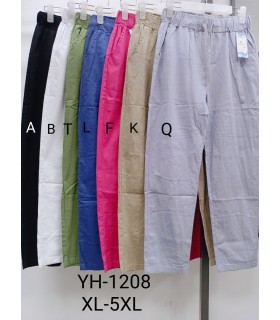 Spodnie damskie, Duże rozmiary 1703N044 (XL-5XL,15)