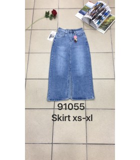 Spódnica damska jeansowa 1703N233 (XS-XL,10)