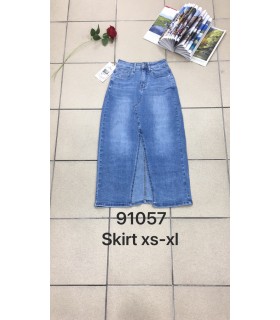 Spódnica damska jeansowa 1703N234 (XS-XL,10)