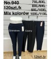 Spodnie damskie, Duże rozmiary 1703N258 (7XL-11XL,12)