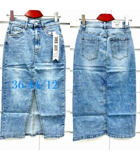 Spódnica damska jeansowa 1903N126 (36-44, 12)