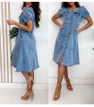 Sukienka damska jeansowa 2703V054 (XS-XL, 10)
