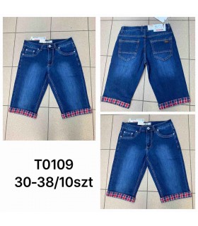 Spodenki męskie  jeansowe 3003V009 (30-48, 10)