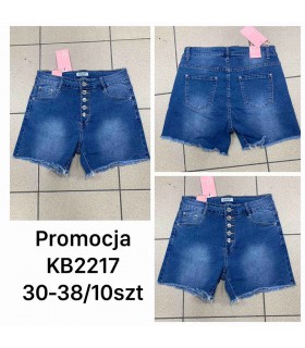 Spodenki damskie jeansowe 3003V012 (30-38, 10)