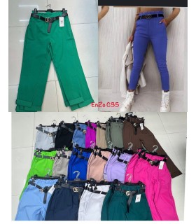 Spodnie damskie, Duże rozmiary. Made in Italy 0204N075 (2XL-6XL, 5)