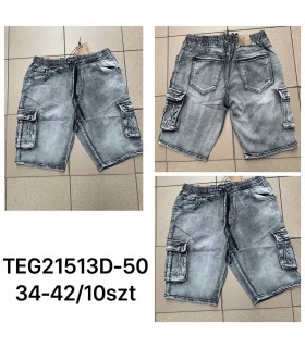 Spodenki męskie jeansowe 0204N121 (34-42, 10)