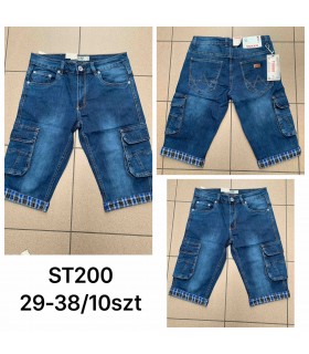 Spodenki męskie jeansowe 0204N124 (29-38, 10)