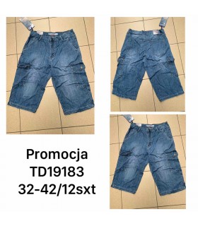 Spodenki męskie jeansowe 0204N130 (32-42, 12)