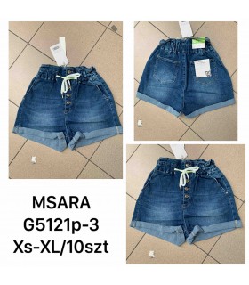 Szorty damskie jeansowe 0204N132 (XS-XL, 10)