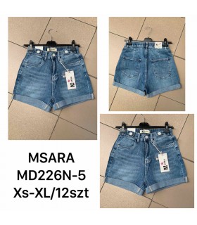 Szorty damskie jeansowe 0204N139 (XS-XL, 12)
