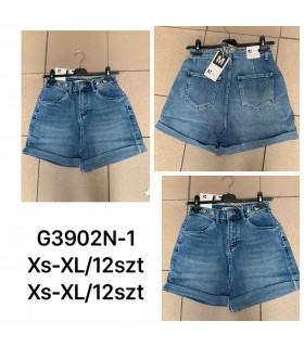 Szorty damskie jeansowe 0204N143 (XS-XL, 12)