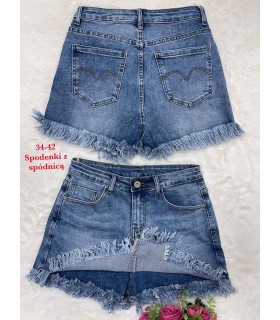 Szorty damskie jeansowe 0204V005 (34-42, 10)