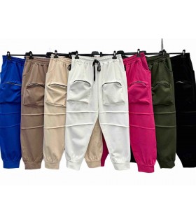 Spodnie damskie - Duże rozmiary. Made in Italy 0504V084 (Standard, 4)