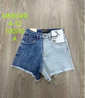 Szorty dziewczęce jeansowe 0504V226 (4-12, 10)