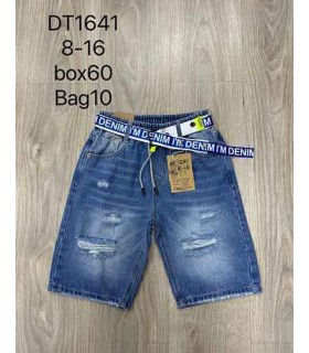Spodenki dziewczęce jeansowe 0504V227 (8-16, 10)