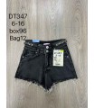 Szorty dziewczęce jeansowe 0504V238 (6-16, 12)