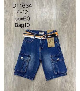 Spodenki chłopięce  jeansowe 0504V275 (4-12, 10)