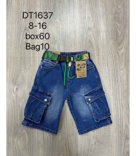 Spodenki chłopięce  jeansowe 0504V277 (8-16, 10)
