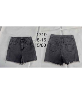 Szorty dziewczęce jeansowe 0604V056 (8-16, 10)