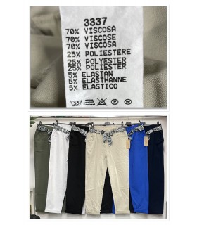 Spodnie damskie, Duże rozmiary. Made in Italy 0804N117 (Standard, 4)