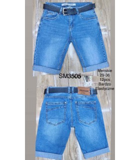 Spodenki męskie jeansowe 0904V211 (29-36, 12)