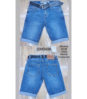 Spodenki męskie jeansowe 0904V216 (30-38, 12)