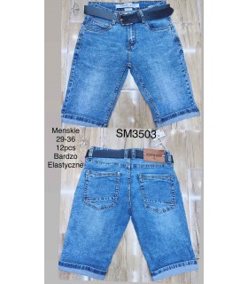 Spodenki męskie jeansowe 0904V217 (29-36, 12)