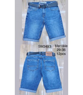 Spodenki męskie jeansowe 0904V218 (29-36, 12)