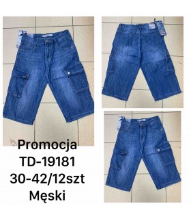 Spodenki męskie jeansowe 1104N019 (33-44, 12)