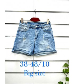 Szorty damskie jeansowe - Duże rozmiary 1204V035 (38-48, 10)