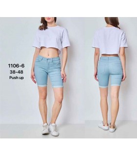 Spodenki damskie jeansowe - Duże rozmiary 1304V035 (38-48, 12)