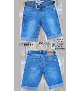Spodenki męskie jeansowe 1404N215 (29-36, 14)