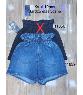 Szorty damskie jeansowe 1404N221 (XS-XL, 12)