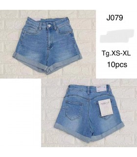 Szorty damskie jeansowe 1404N237 (XS-XL, 10)