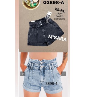 Szorty damskie jeansowe 1404N241 (XS-XL, 12)