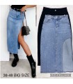Spódnica damska jeansowa - Duże rozmiary 1504V003 (38-48, 12)