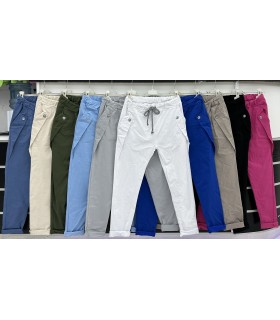 Spodnie damskie. Made in Italy 1804T009 (Standard, 4)